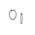 white diamond, black gold one-inch hoop earrings  <span class='visuallyhidden'>Call, text 323-404-2959 for shopping help.</span>